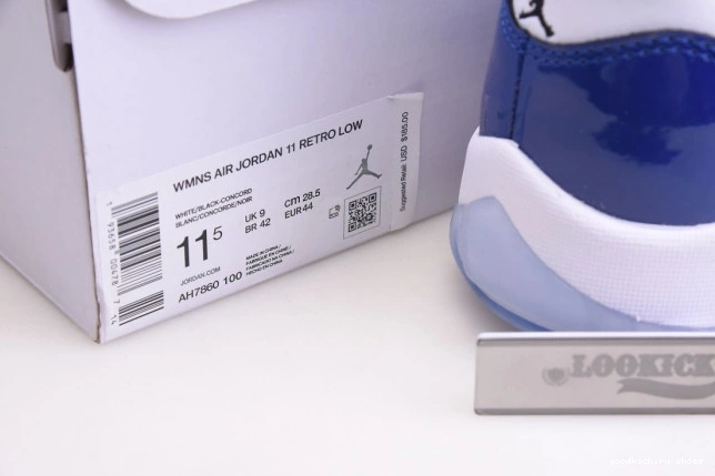 Cheap 11 Jordan AH7860-100 Retro Concord Air Low White 0722